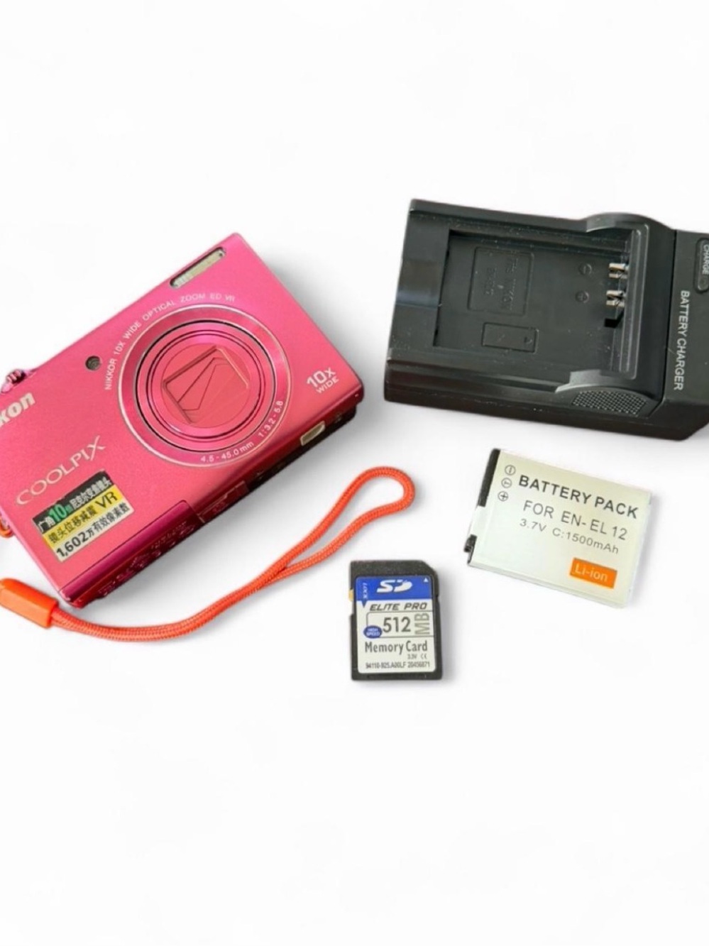 Nikon Coolpix S6200 16MP Digital Camera
10x Optical Zoom English Pink